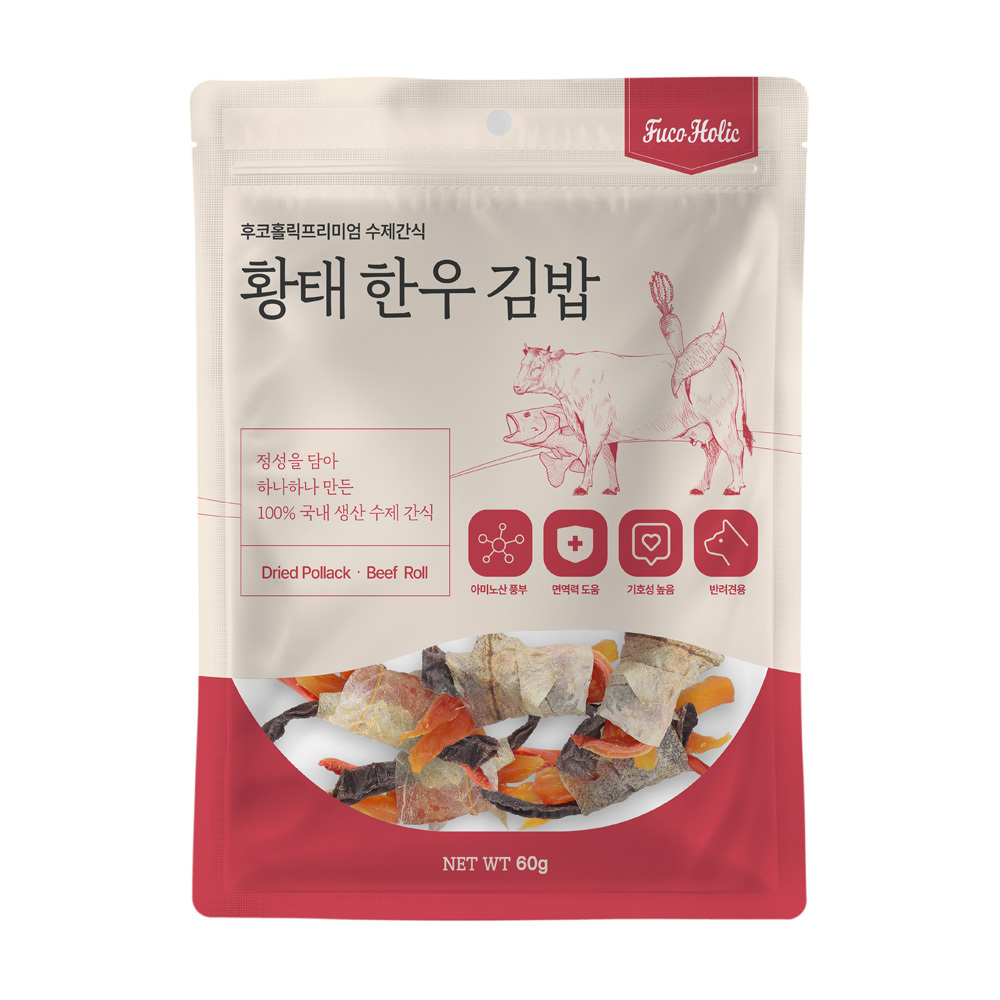 [후코홀릭] 황태한우김밥 60g
